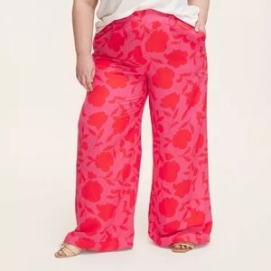 Classic Rose High-Rise Linen Trousers - kate spade new york x Target Pink/Red 1X